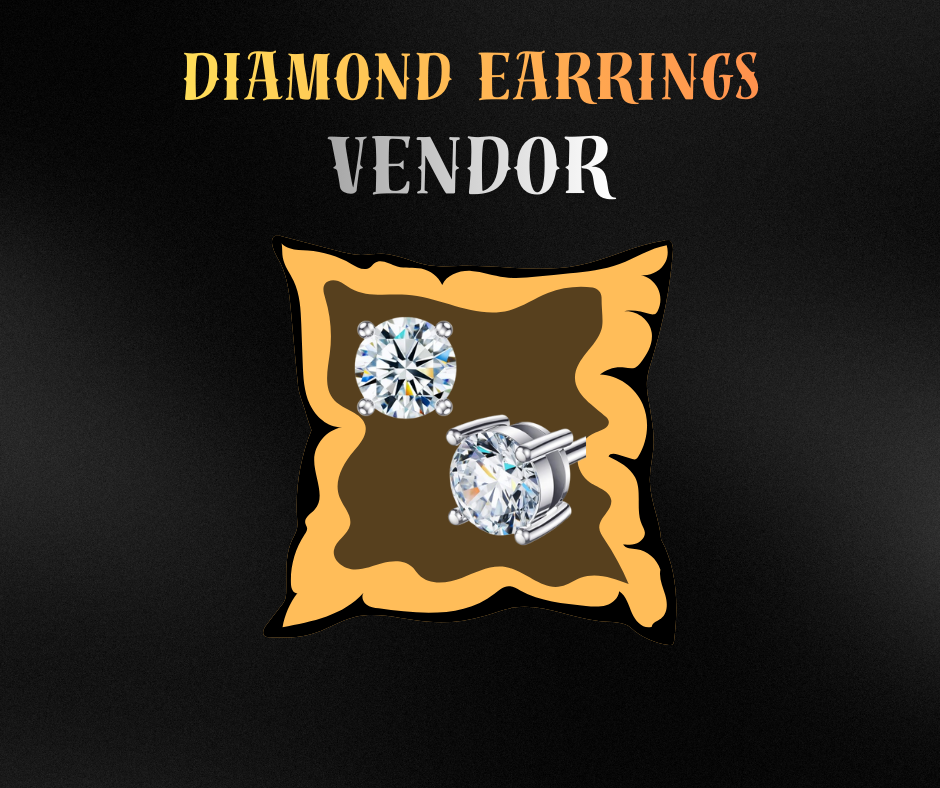 moissanite earrings vendor